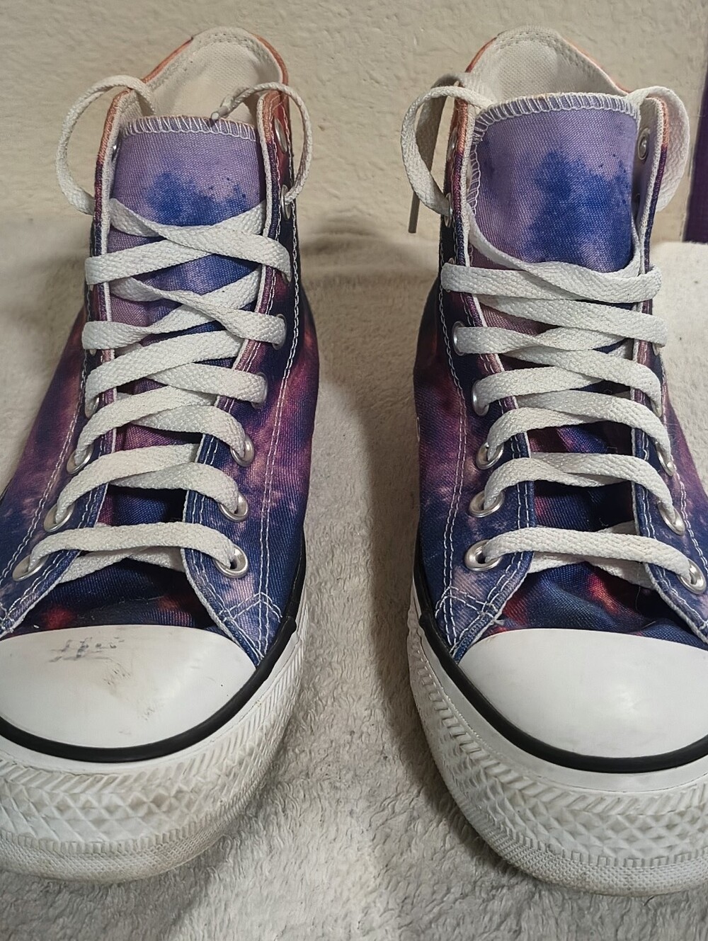 Converse Multicolor Tie-Dye High Tops Size 9.0 Women's - Picture 3 of 3